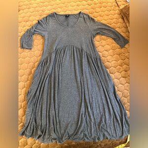 Flowy Grey Women's Dress